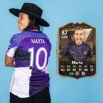 Marta Instagram - Keeping it 💯 To help celebrate @martavsilva10 100 appearances, The GOAT has been named as a Centurion in @easportsfc Ultimate Team 😈