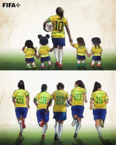 Marta Instagram - 🗣️ “It’s the end for me, but they’re going to carry on.” @martavsilva10 is excited for the future of A Seleção. 🇧🇷💪 #BeyondGreatness #FIFAWWC
