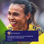 Marta Instagram - Como se fosse a primeira vez! A Rainha tá ON em busca do título! 💪👑 #CopaDoMundoNoSportv #PraQuemAmaFutebol #Brasil #Convocacao #Marta