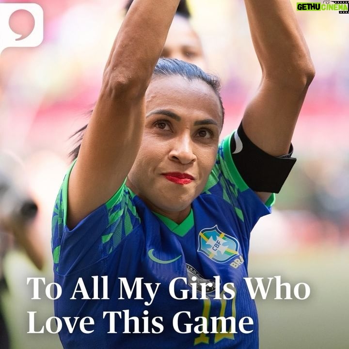 Marta Instagram - “I am so happy knowing that little girls all over the world will be able to watch us out on the pitch living out our dreams.” @martavsilva10 is dedicating this World Cup to little girls everywhere. (Link in bio) • 📸: @samrobles/The Players’ Tribune