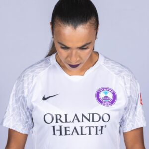 Marta Instagram - Introducing our new 2020-21 jersey, the White Plume kit: a tribute to the best fans in the NWSL! Get yours now at ShopOrlandoPride.com
@orlpride