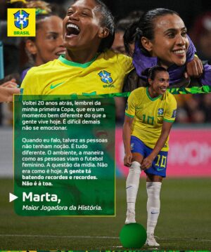 Marta Instagram - Impossível não se emocionar, Rainha @martavsilva10! 👑💛