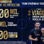 Marta Instagram - VOCÊ pode viajar com tudo pago e me assistir no estádio! É isso mesmo! Tá no ar Promoção Clear Me Patrocina, onde você concorre a 2 viagens internacionais: uma para assistir a um jogo meu no estádio e outra para assistir a um jogo do Cristiano Ronaldo! Além disso, você concorre a centenas de prêmios todo dia: R$ 300 mil no sorteio final, R$ 5 mil toda semana e descobre na hora se ganhou até R$ 500 reais! Para participar basta comprar qualquer produto Clear e enviar a nota fiscal pelo site www.promocaoclear.com.br ou Whatsapp: 3181-0037 Já imaginou? Corre que o jogo já começou! Promoção válida para maiores de 18 anos. Consulte os regulamentos em promocaoclear.com.br. Período de compras de 9/06 a 14/08/2022 e de cadastro de 15/06 a 14/08/2022. @cristiano @clear.haircare