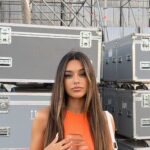 Marta Díaz Instagram - PRIMER DÍA DEL @arenal_sound 🍊🍊 soy una naranja y me encanta! 😂🫶🏼🥳 hoy más y mejor!!!