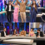 Marta Díaz Instagram – Mi segunda vez en el @elhormiguero mejor acompañada imposible! 🤩❤️ 
Calentando motores para lo que se viene esta noche @eldesafioa3 LA FINAL! 🔥

MakeupLook: @lancomeofficial @beautyexpertlancome 
Hair: @ghdspain 
Traje: @byniumaal 
Joyas: @rabatjewellery