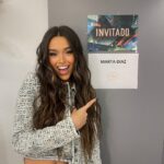 Marta Díaz Instagram - Ayer volvimos a la @laresistenciacero me lo pasé demasiado bien, gracias @davidbroncano por portarte tan bien conmigo 😂🙏🏽 y hacerme pasar un rato tan divertido! Nos vemos pronto! 😇 Hair: @sandrononna x @ghdspain Makeup: @beautyexpertlancome @lancomeofficial Ya tenéis la entrevista disponible en YT! ❤️ gracias por vuestros mensajes!
