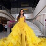 Marta Díaz Instagram - FESTIVAL DE CINE DE CANNES 2023💛💛 Un honor haber llevado este vestido de @lorenzocaprile hecho especialmente para esta ocasión, ha sido un proceso tan especial 🫶🏼✨ gracias a todo el equipo por haberlo hecho posible @tallercaprile Hair: @pablmaciasr @ghdspain MakeupLook: @lancomeofficial @miguelbling @beautyexpertlancome Style: @davidrivas___ Gracias de corazón @meta @creators @instagram por otro año más con vosotros 🫶🏼✨ @Universal_Spain #AsteroidCity #cannes2023
