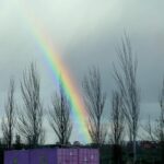 Marta Hazas Instagram - La luz de un día con arco iris #sinfiltros y empezando nuevo proyecto 🌈🎥 Ya os contaré . #marzo2024