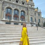 Marta Hazas Instagram – Fui corporativa a Mónaco 🍋
@mediolimonproducciones
.
Dress @silviatcherassi 💛
#Formulae #Monaco