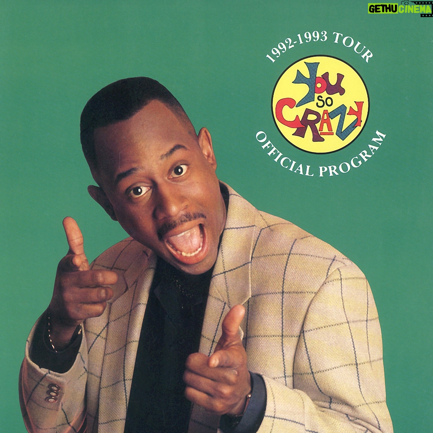 Martin Lawrence Instagram - 30 years ago, "You So Crazy" hit the screens and y'all embraced it with open arms. Here's a huge shoutout to my incredible family who have always been the cornerstone for everything I do, my irreplaceable friends who have been down with me since day 1, the hardest working team in the game and of course, the best fans I could ever ask for. Your love and support have kept me going stronger than ever. Here's to 30 years of laughs, lessons, and a whole lot of love. 🙏🏾 #yousocrazy #30years #blessed @runteldatentertainment @martinlawrenceshop