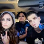 Mary Mouser Instagram - we are the children of the night 🦇🎶 . sure, we had to get a little creative this year to keep ourselves busy - but we kept it safe and still had a rockin’ time 🤘 . 🎃 hope you had a safe & spooky Halloween! Did you dress up? WHO DID YOU DRESS UP AS?! 🎃 . PS. If you know @miwband, then you get some of those recreation @rickyxolson shots I did 😂 & comment if you know what I mean!
