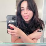 Mary Mouser Instagram - clearly I was: 1) feelin myself with the new haircut. and 2) not able to take myself seriously enough for dramatic pics. as always 🙄