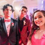 Mary Mouser Instagram - prom szn makin me miss my CK fam extra 💖🖤 (ps. Sam never has pockets so I have to ask my friends to hold my phone… clearly I need a new system bc I never learn the lesson of keeping them out of my camera roll 🙄)