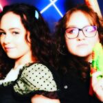 Mary Mouser Instagram - we ain’t afraid of no ghosts. #fearstreet part three was a blast - and we definitely got in on the scares this time around 😈 ps. my partner for fighting off crazy possessed killers? my baby sis @ashleymousermusic for sure.