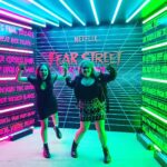 Mary Mouser Instagram - we ain’t afraid of no ghosts. #fearstreet part three was a blast - and we definitely got in on the scares this time around 😈 ps. my partner for fighting off crazy possessed killers? my baby sis @ashleymousermusic for sure.