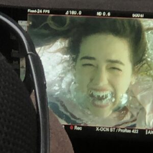 Mary Mouser Instagram - I’m not the only one who has dreams that are SO vivid you could swear that you spent a whole day filming them with an entire cast and crew, right? 😳

swipe through to see how Sam’s nightmare was done. >>>

I have to know, did you guess it was a dream before Sam woke up? When I read the script I was TOTALLY caught off guard! 

my favorite thing about this is seeing @peytonlist and I sneaking in little smiles between takes bc we had to pretend we were in battle but in reality we were having a blast 😂

shout out to @juliastunts and @jahnelly for making us look extra bad-ass at all times! 👊
