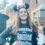 Mary Mouser Instagram - this time last year, I had a long weekend from work, so my sister and I went to Disneyworld ✨ seriously Disney parks at Halloween time are my favorite kind of magical. I’ll be waiting to go back until the world is much safer, but I already have a list of foods I’ll want to eat when I get there 😂 What’s your favorite park ride / snack?