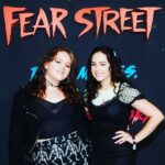 Mary Mouser Instagram - we ain’t afraid of no ghosts. #fearstreet part three was a blast - and we definitely got in on the scares this time around 😈 ps. my partner for fighting off crazy possessed killers? my baby sis @ashleymousermusic for sure.