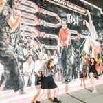 Mary Mouser Instagram - 👊✨LaRusso for life✨👊 Last night we stopped by the Karate Kid mural in the Valley. As you can see, I did my best to support the fam (literally and emotionally) 😂💪