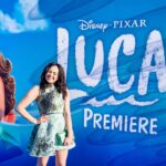 Mary Mouser Instagram - This night was the BEST. Luca is a new fave Disney movie of mine because: 1) The film was adorable and I connected in so many ways and also I cried (of course, it’s the magic of Pixar). 2) Everything was my favorite color (Blue). 3) They gave me delicious gelato at the end that stained my tongue blue (white chocolate and vanilla oat milk like, come ON!) 💙💚💙 Oh, also, @ashleymousermusic, remember that time we almost crashed a Vespa? 😎 (side note - I’m cracking up that it was caught on camera that I wore my Doc Martens most of the evening bc I am terrible at walking in heels and my Docs are my babies 😅) Stylist: @itsamandalim Dress: @notjustalabel Clutch: @tylerellisofficial Heels: @stuartweitzman