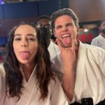 Mary Mouser Instagram - season 5 bts post simply has to be dedicated to my favorite karate moments. well, some of them anyway. here’s some in between moments, some making-of moments, and best of all - some jam sessions/dance party/training-our-butts-off moments with my CK fam. as you can see, we all work very hard. esp Jacob. anyway - tell me your fave fight moments from season 5??