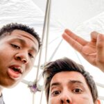 Mary Mouser Instagram - a couple of @cobrakaiseries BTS shots - aaaaand then a saga of my phone being stolen and used for secret selfies by my “friends” 😒 Am I just too trusting that I leave my phone out on set? Or are these guys the real problem here? 😂 BTW - I’m coming for ALL OF YOUR PHONES NEXT SEASON 😈 Can you guys guess what episodes each of these shots came from?!