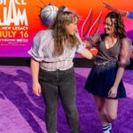 Mary Mouser Instagram - eh, bend the knee, doc. 🥕 #spacejamanewlegacy premiere yesterday was epic - @ashleymousermusic and I killed it at the character matching game… not so much at the pop-a-shot basketball game 😅 but had a 🏀 getting to blast off into the WB Server-verse & deff felt a little looney after all that fun 😜