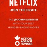 Mary Mouser Instagram - JOIN THE #actionagainsthunger. I CAN’T WAIT TO SEE YOUR BEST MOVES! Show them off in your IG stories/posts and nominate a friend to help the cause (PS. Keep it safe guys!). I nominate @imbrettpierce / @gabrielletomm / @nomovementinblack / @infinitejayy7 / @noah8bit / @juliastunts to join the fight! Tag @CobraKaiSeries to see your fighting moves featured, tag ME so I can see them, tag a few friends to take on the challenge next, and don’t forget to add #actionagainsthunger! To learn more about how you can support visit: https://www.actionagainsthunger.org/fight