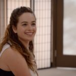 Mary Mouser Instagram - I’d say hitting the 1M follower mark is the coolest thing to happen to me all year, but this clip exists... tell me what you loved most about the latest @cobrakaiseries trailer!! it’s the bo staff sparring with THE Karate Kid for me 👊💁🏻‍♀️🥋