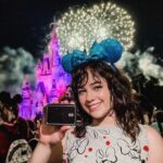 Mary Mouser Instagram - you are looking at one super stoked #tandemambassador 🥰 I’ve handled my fair share of ups and downs on my Disney park days over the years with my blood sugar, but my trip over July 4th was made that much easier with the help of the newest technology on my @tandemdiabetes insulin pump. Thanks to its ability to suspend insulin, and therefore help me avoid blood sugar dips, I didn’t have any trouble keeping busy and enjoying some very magical moments 😌✨