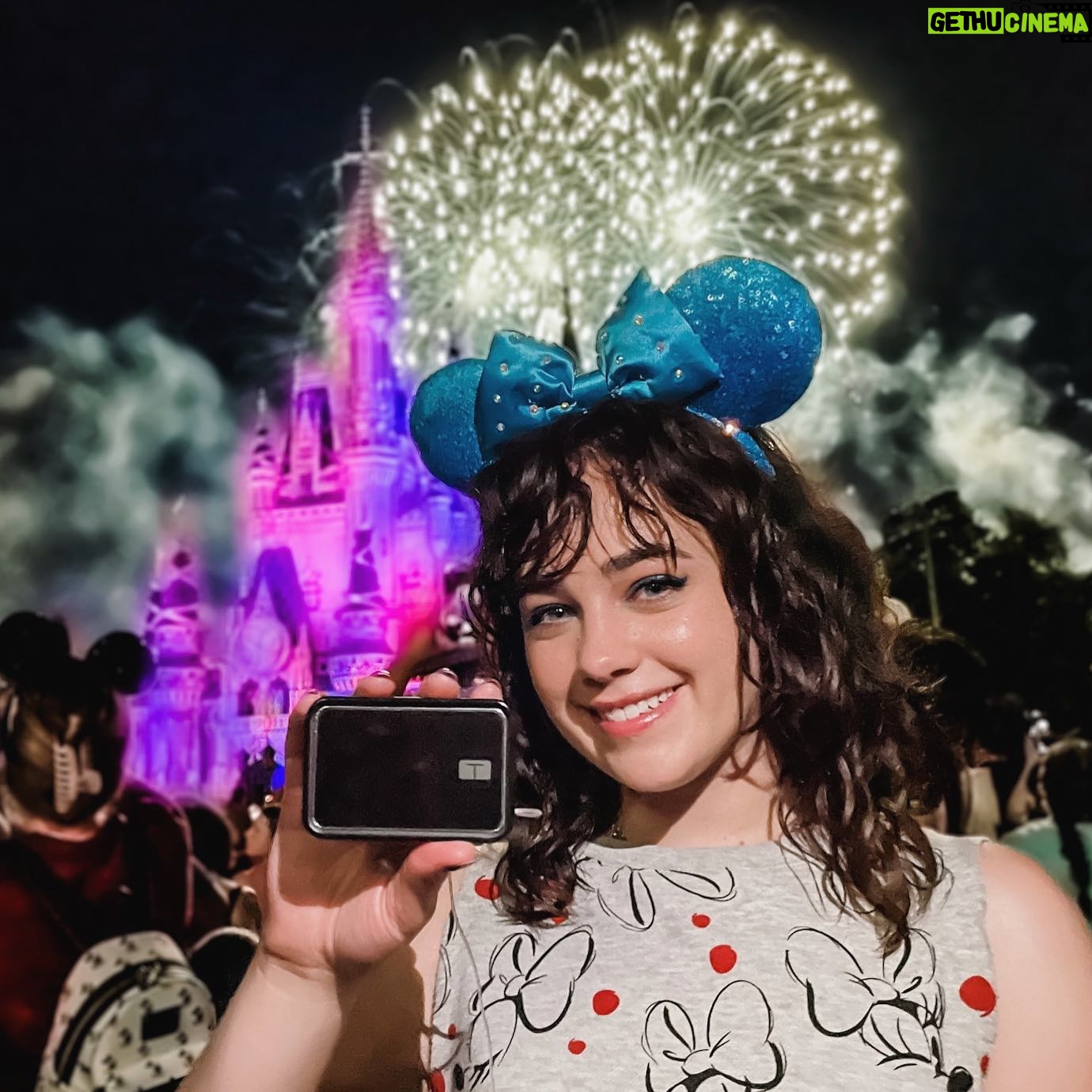Mary Mouser Instagram - you are looking at one super stoked #tandemambassador 🥰 I’ve handled my fair share of ups and downs on my Disney park days over the years with my blood sugar, but my trip over July 4th was made that much easier with the help of the newest technology on my @tandemdiabetes insulin pump. Thanks to its ability to suspend insulin, and therefore help me avoid blood sugar dips, I didn’t have any trouble keeping busy and enjoying some very magical moments 😌✨