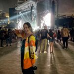 Mary Mouser Instagram - we were having far too much fun to take quality pictures. so here’s what i got. also, peep the little ghosties glowing in the pics with me, spooky szn is upon us 🧡👻)