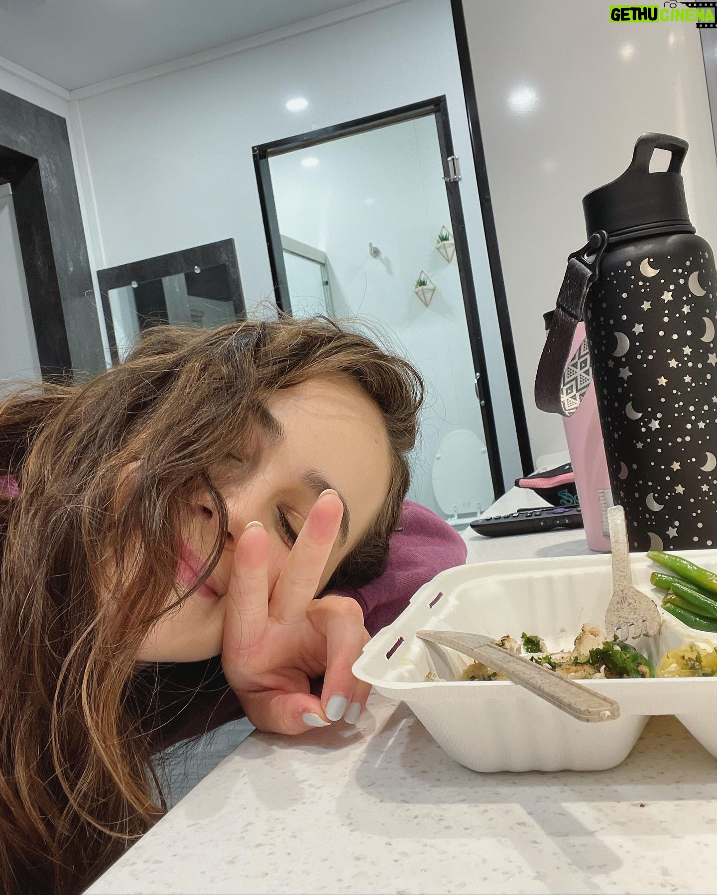 Mary Mouser Instagram - the countdown is on! 👊🥋 i refuse to give spoilers so pls enjoy these boring trailer selfies and one clip of @xolo_mariduena being boring on our first day back of shooting. (psst - but still make your predictions for S4 in the comments, I love seeing how wild the guesses can get 👀)