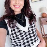 Mary Mouser Instagram - 🖤👻🖤 ps. wearing this vest makes me wanna order milk shakes and carry around a leather book satchel. idk dude it’s just the ✨aesthetic✨.