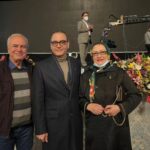 Maryam Amirjalali Instagram - عکس یادگاری‌درکناردو هنرمندناب استادعلیرضا قربانی واستاد‌غلامرضا نیکخواه جشن حافظ💙