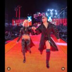 Maryse Mizanin Instagram - Of all my wrestlemania moments, walking down the ramp with my husband at wrestlemania 33 has to be my favorite! Of course all of them were special in different ways! I walked this ramp many times, some times chasing the gold and twice as champion! But this moment with @mikethemiz is my #1 Happy Wrestlemania week everyone 🤩