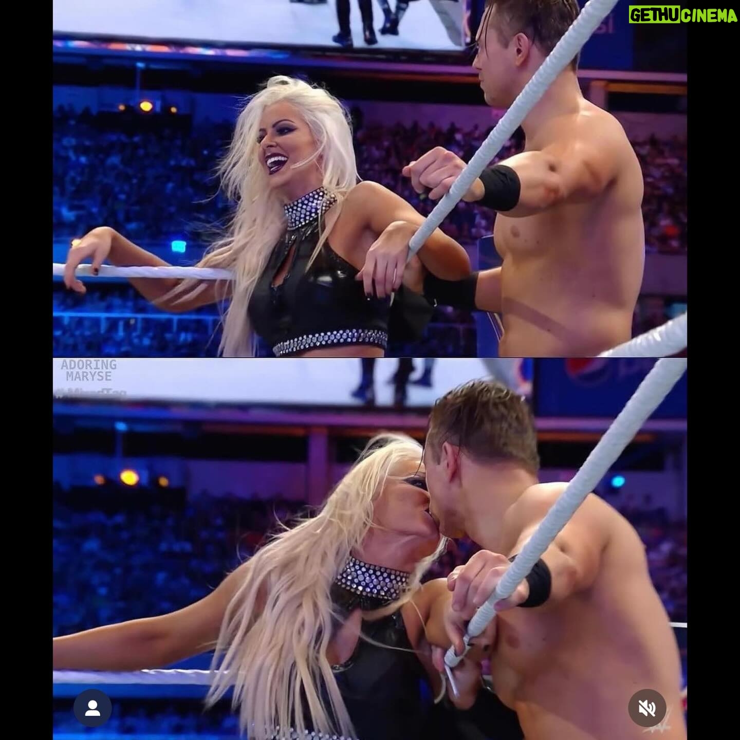 Maryse Mizanin Instagram - Of all my wrestlemania moments, walking down the ramp with my husband at wrestlemania 33 has to be my favorite! Of course all of them were special in different ways! I walked this ramp many times, some times chasing the gold and twice as champion! But this moment with @mikethemiz is my #1 Happy Wrestlemania week everyone 🤩