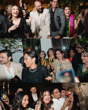 Masaba Gupta Instagram - Be a coy bride they said! 🥹😂not one picture with my mouth shut..laughing away into year one .. with many more to go ! Happy Anniversary @instasattu (stay off Instagram as you do 😂 only one of us can have anxiety)