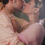 Masaba Gupta Instagram - Be a coy bride they said! 🥹😂not one picture with my mouth shut..laughing away into year one .. with many more to go ! Happy Anniversary @instasattu (stay off Instagram as you do 😂 only one of us can have anxiety)