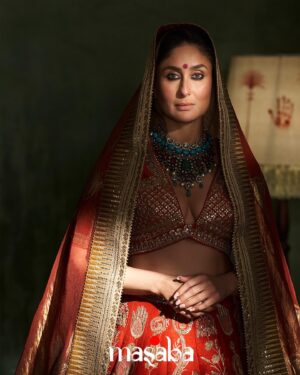 Masaba Gupta Instagram - A classic in red, the 'Baug-E-Bahaar Lehenga' is paired with a 'Son Chidiya' tissue dupatta. 

This look is designed for the woman who dreams of a wedding rooted in tradition and of course, loves red. The 'Son Chidiya' motif, a bird in flight, is hand-embroidered on the dupatta, symbolizing growth and freedom, making this a true 'sapno ka lehenga'.

#TheMasabaBride #HouseofMasaba