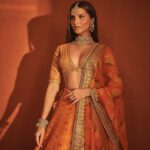 Masaba Gupta Instagram - @tarasutaria in @houseofmasaba • Step into the world of delicious oranges. 🍊