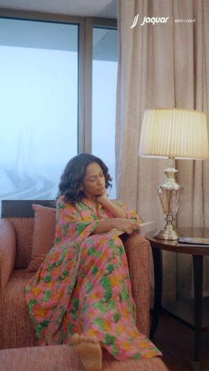 Masaba Gupta Instagram - #PauseWithJaquar Amidst the hustle of life, art happens when you pause. For me, Jaquar’s luxurious baths and lights create the perfect canvas for moments of reflection and creativity. Dive in, let your imagination flow, and embrace #TheGoodLife