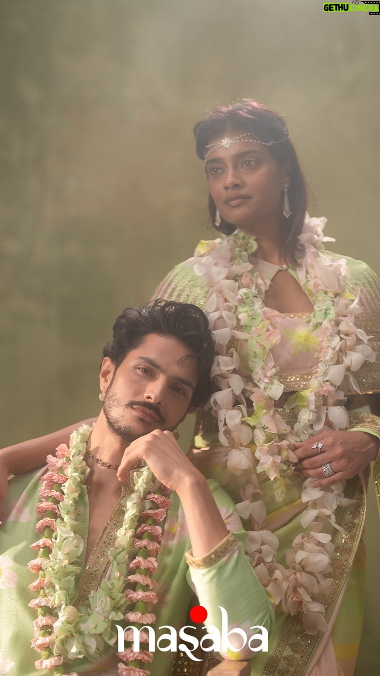 Masaba Gupta Instagram - The Masaba Bride • Step into the world of ‘Nimbu Mirch’ 🌶️ 🍋 #themasababride #bride #groom