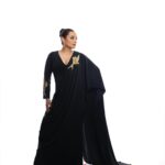 Masaba Gupta Instagram - #ranimukerji in custom @houseofmasaba • I love dressing Rani because of how sure she is about what she likes to wear. A woman completely attuned to her body. Comfort being priority and one simple phone call later a quick discussion on hair,makeup and accessories,the look comes to life both in my head and in reality. Congratulations on your big win last night 🖤🐦‍⬛