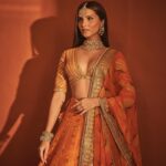 Masaba Gupta Instagram - @tarasutaria in @houseofmasaba • Step into the world of delicious oranges. 🍊