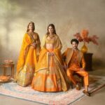 Masaba Gupta Instagram - @tarasutaria in @houseofmasaba • Step into the world of delicious oranges. 🍊