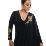 Masaba Gupta Instagram - #ranimukerji in custom @houseofmasaba • I love dressing Rani because of how sure she is about what she likes to wear. A woman completely attuned to her body. Comfort being priority and one simple phone call later a quick discussion on hair,makeup and accessories,the look comes to life both in my head and in reality. Congratulations on your big win last night 🖤🐦‍⬛