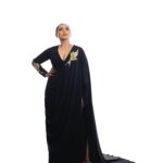 Masaba Gupta Instagram - #ranimukerji in custom @houseofmasaba • I love dressing Rani because of how sure she is about what she likes to wear. A woman completely attuned to her body. Comfort being priority and one simple phone call later a quick discussion on hair,makeup and accessories,the look comes to life both in my head and in reality. Congratulations on your big win last night 🖤🐦‍⬛