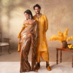 Masaba Gupta Instagram - @tarasutaria in @houseofmasaba • Step into the world of delicious oranges. 🍊