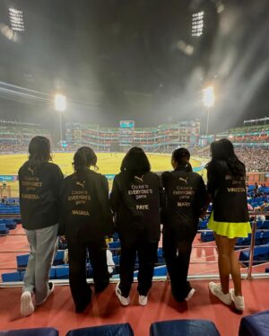 Masaba Gupta Instagram - 2 days after Women’s day and seeing a stadium buzzing with cheers for our girls gave me goosebumps! #WPL

♥️ an unforgettable sight 
What a blast with all the women I admire!